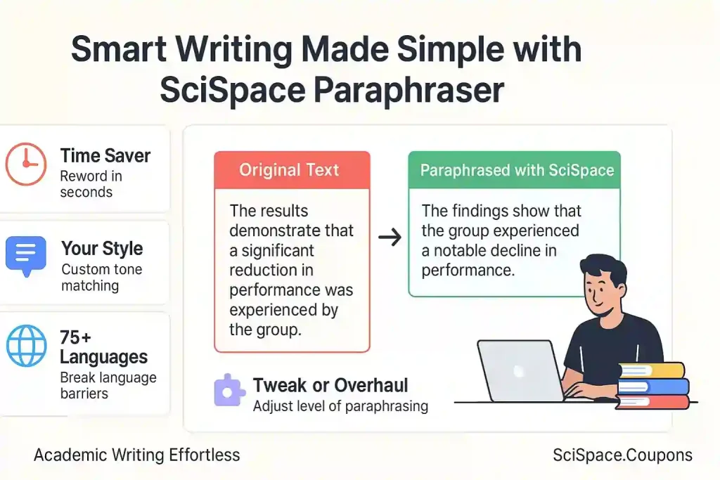 Use SciSpace Paraphraser for Academic Writing